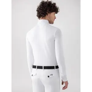 Wedstrijdpolo met lange mouwen Equiline Sebastian