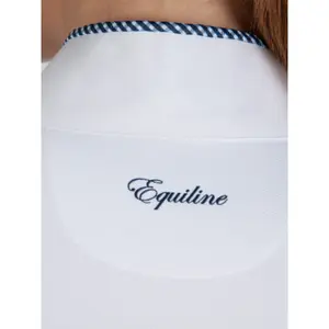 Women's long sleeve competition polo shirt Equiline Gracielle image-3