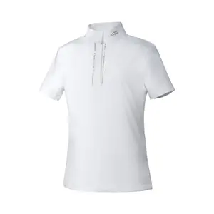 Children's riding polo shirt Equiline Eqjupiterk image-0