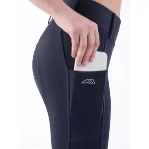 Children's full grip competition leggings Equiline Eqaref image-0