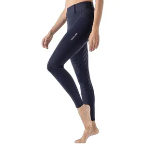 Leggins jeździeckie z pełnym gripem i kieszenią dla kobiet Equiline image-1