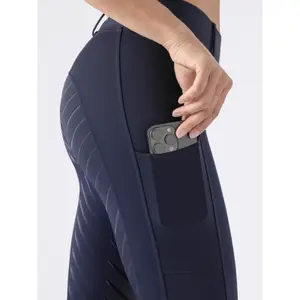 Leggins jeździeckie z pełnym gripem i kieszenią dla kobiet Equiline image-2