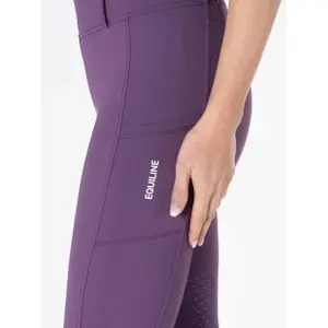 Mid grip riding Trousers for women Equiline Eqpowerk image-2