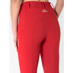 Mid grip riding Trousers for women Equiline Eqpowerk image-3
