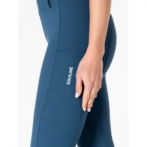 Mid grip riding Trousers for women Equiline Eqpowerk image-2