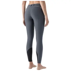 Pantalone equitazione mid grip donna Equiline Eqash image-1