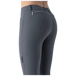 Pantalone equitazione mid grip donna Equiline Eqash image-2