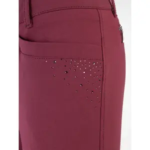 Pantalón de equitación mid grip mujer Equiline Eqash Strass image-2