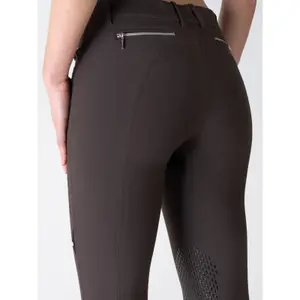 Pantalón de equitación mid grip mujer Equiline Eqash Strass image-3