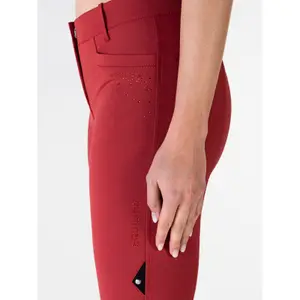 Pantalón de equitación mid grip mujer Equiline Eqash Strass image-2