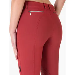 Pantalón de equitación mid grip mujer Equiline Eqash Strass image-3