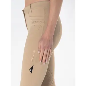 Pantalón de equitación mid grip mujer Equiline Eqash Strass image-2