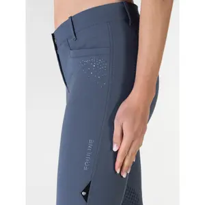 Pantalón de equitación mid grip mujer Equiline Eqash Strass image-2