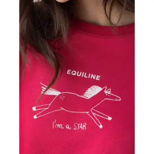 Sweatshirt Reiten Damen Equiline Dona Horse image-2