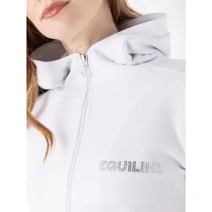 Women's full-zip hooded riding sweatshirt Equiline Debra Strass image-1