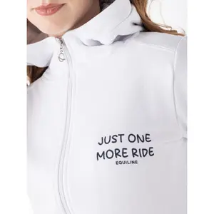 Reit-Hoodie Full Zip Damen Equiline Debra Lettering image-1