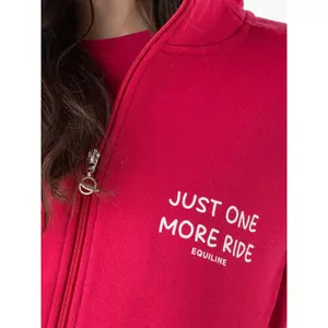 Reit-Hoodie Full Zip Damen Equiline Debra Lettering image-2