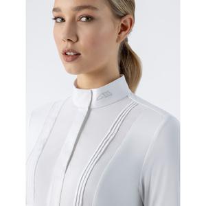 Women's riding polo shirt Equiline Compétition Eqeditha image-3