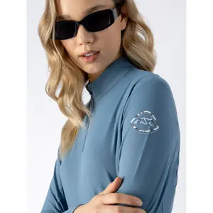 Women's 3/4 Zip Riding Top Equiline Eqedison image-2