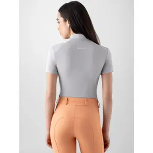 Women's riding polo shirt Equiline Cyelec image-1
