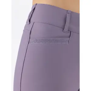 Pantaloni da equitazione da donna a media aderenza Equiline Crystalek image-3
