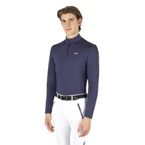 Long Sleeve Second Skin Riding Polo Equiline Cesko image-0