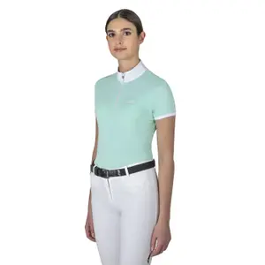 Women's competition polo shirt Equiline Casec image-0