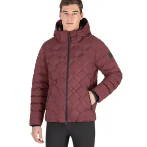 Hooded equestrian padded jacket Equiline Curroc Ps image-0