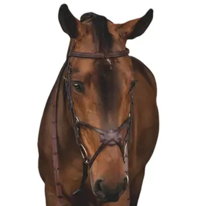 Bridle with crossed noseband Equiline image-1