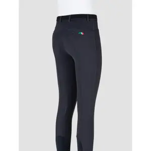 Pantalones de equitación con agarre en las rodillas para niños Equiline image-1