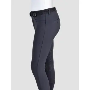 Pantalones de equitación con agarre en las rodillas para niños Equiline image-2