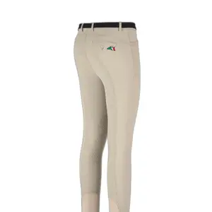 Pantalones de equitación con agarre en las rodillas para niños Equiline image-1