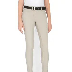 Calças de equitação de menina Equiline Full Grip image-0