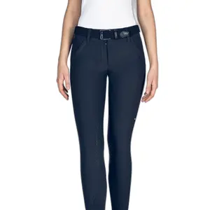 Riding pants with knee grip woman Equiline X Shape image-0