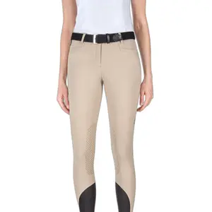 Riding pants with knee grip woman Equiline Ash image-0