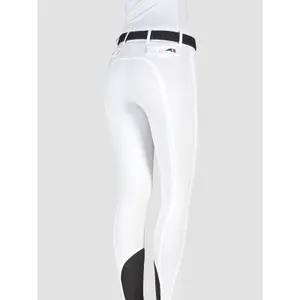 Pantalon équitation de concours avec grip aux genoux femme Equiline Bice image-1
