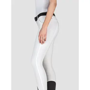 Pantalon équitation de concours avec grip aux genoux femme Equiline Bice image-2