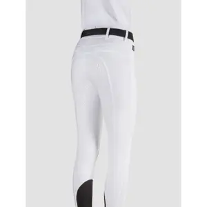 Calças de equitação para mulheres de cintura alta Equiline Full Grip Adellek image-1