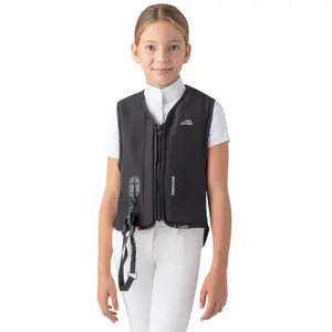 Gilet airbag équitation sans protection dorsale enfant Equiline Eclair image-0