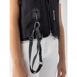 Gilet airbag équitation sans protection dorsale enfant Equiline Eclair image-6
