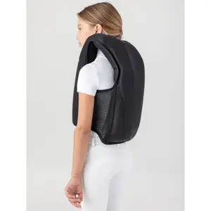 Gilet airbag équitation sans protection dorsale enfant Equiline Eclair image-3