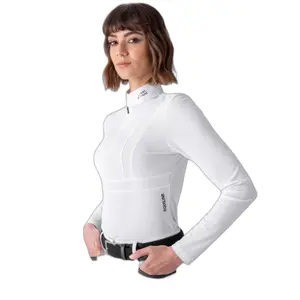 Women's long sleeve competition riding polo Equiline Colid