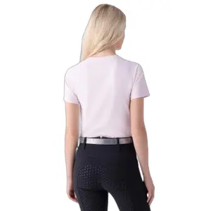 T-shirt med rund hals til kvinder Equiline Giulig image-1