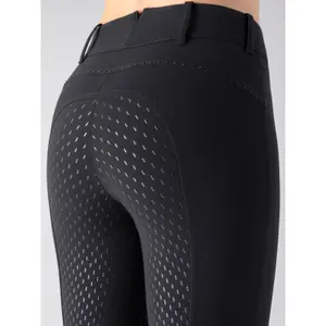 Pantalón de equitación con strass y agarre total para mujer Equiline Cecilefh image-4
