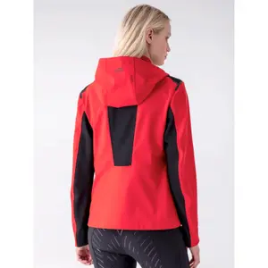 Veste imperméable équitation à capuche femme Equiline Coret image-2