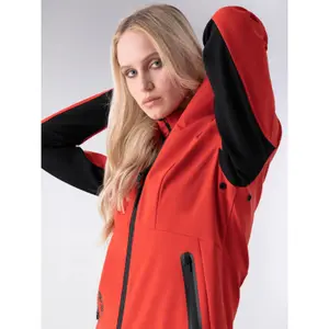 Veste imperméable équitation à capuche femme Equiline Coret image-4