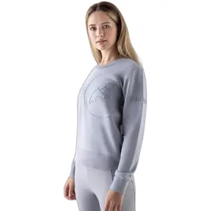 Sweatshirt avec logo brodé femme Equiline Cartac image-0