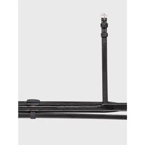 Horse cheek pieces with removable rubber insert Equiline image-2