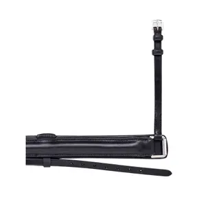 Muserolle cheval arrondie avec embout amovible Equiline image-0