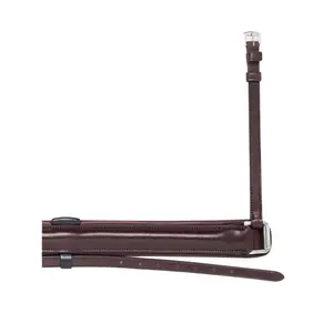 Muserolle cheval arrondie avec embout amovible Equiline image-1